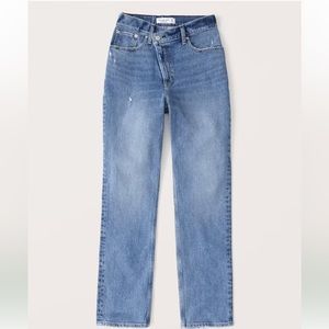 Abercrombie 90s high rise straight jean